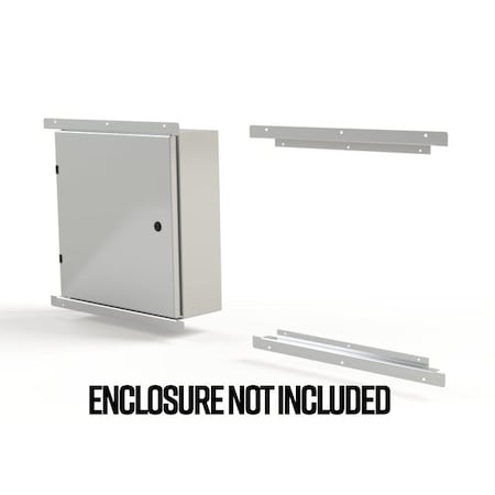 Saginaw Control & Engineering Frame, 1.08 in L x 2.10 in H x 23 in W, Steel SCE-ELFM20W